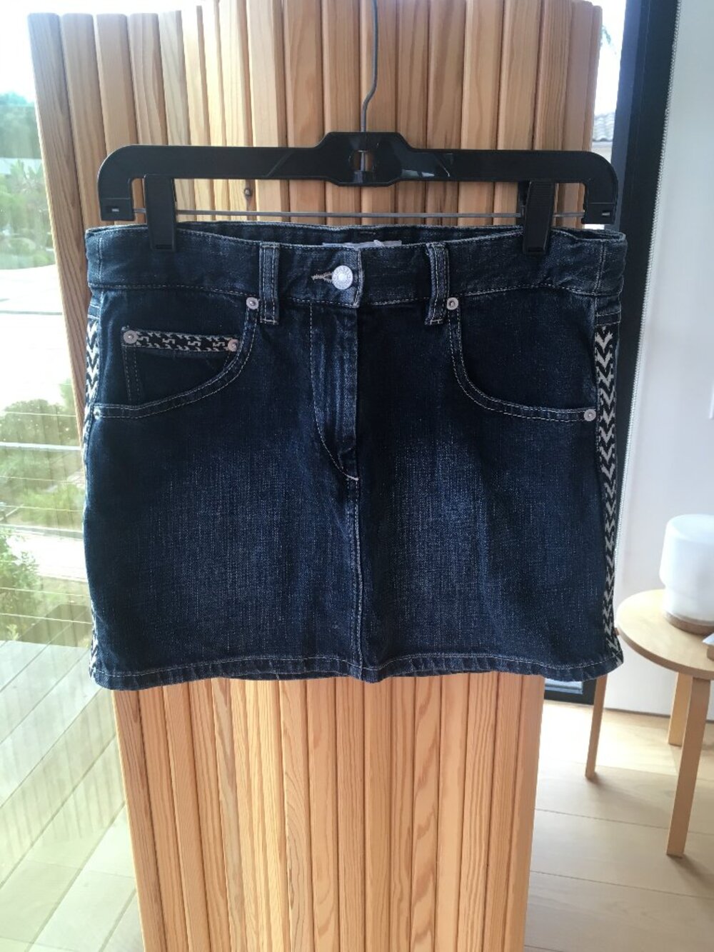 isabel marant denim mini skirt